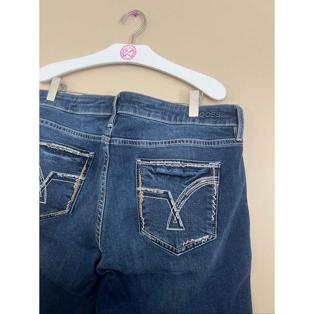 Vigoss Crop Heritage Fit Blue Jeans Woman’s Size 14 Length 25 - Picture 12 of 13